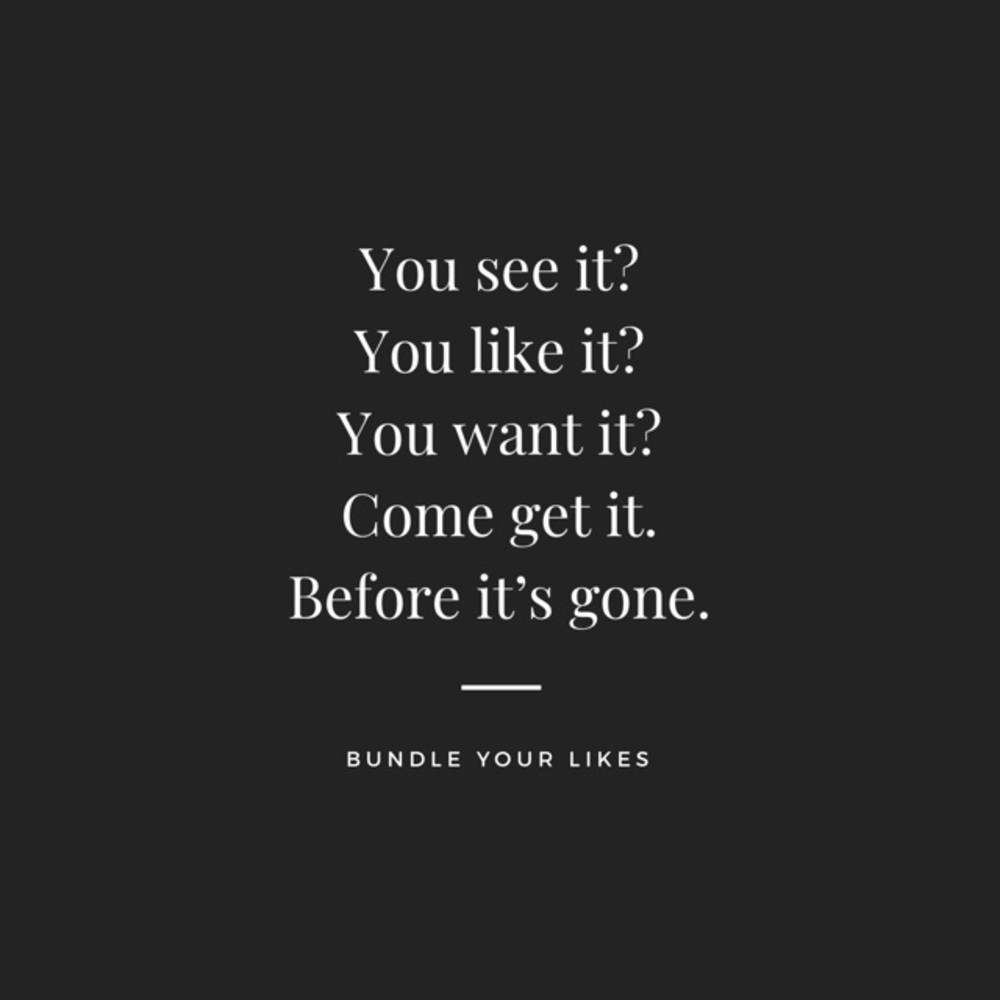 Get it before it’s gone 🎉